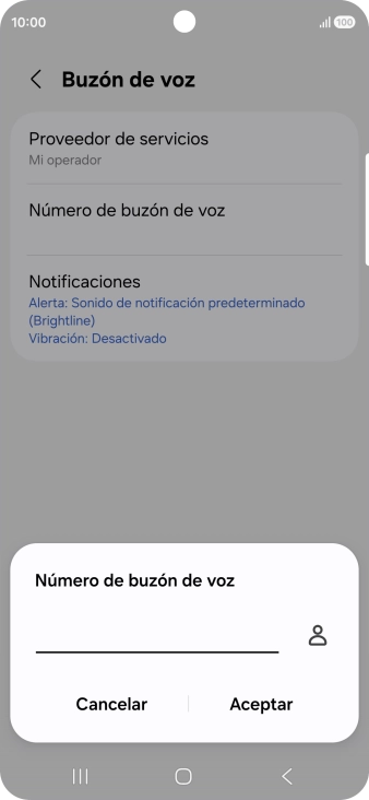 Introduce 22177 y pulsa Aceptar.