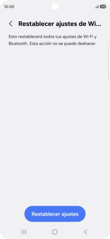 Pulsa Restablecer ajustes.