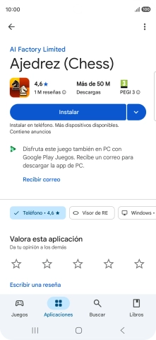 Pulsa la tecla de inicio para terminar y regresar a la pantalla de inicio.
