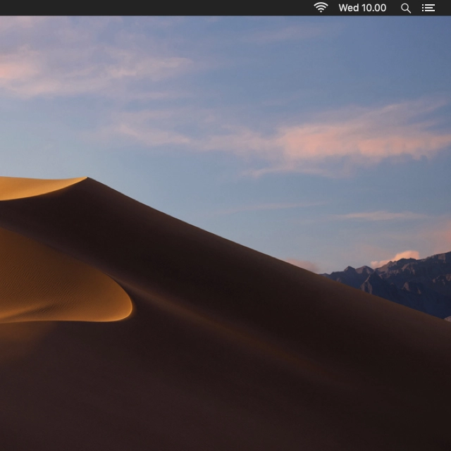 Do the following on your computer: Click the network icon.