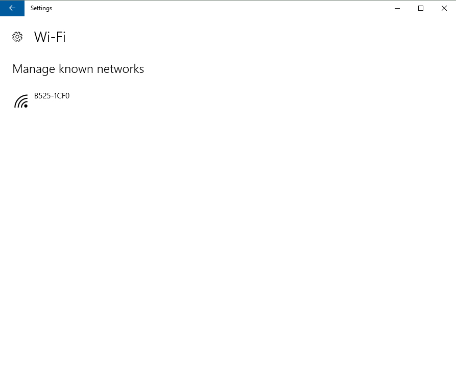 Click the required Wi-Fi network.