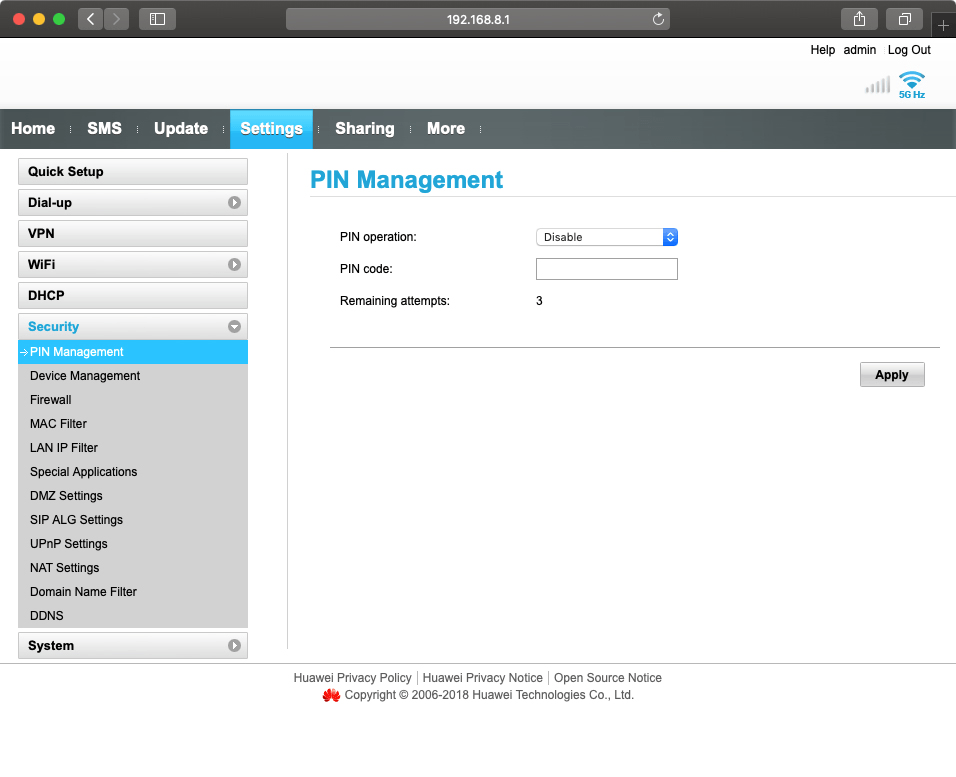 Click the drop down list next to 