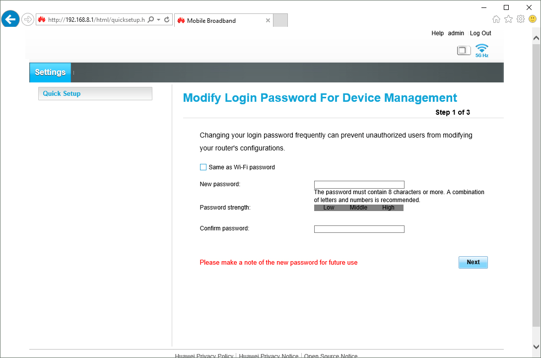 Click the field next to 