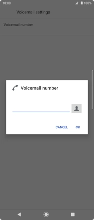 Key in +447836121121 and press OK.