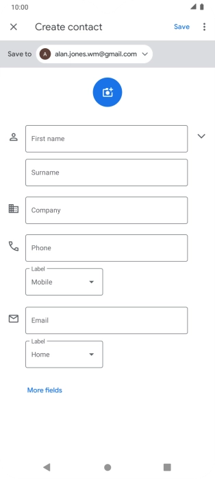 Press the drop down list next to 