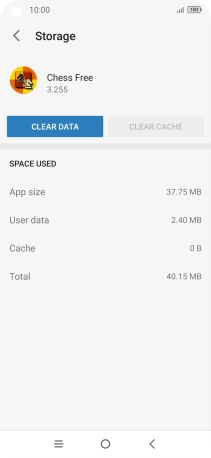 Press the Home key to return to the home screen.