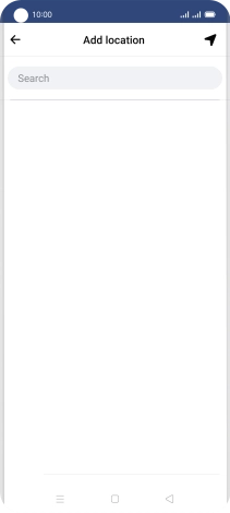 Press the search field and key in the required search word.