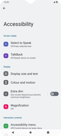 Press the required category below 