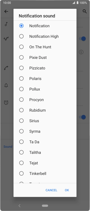 Press the required message tones to hear them.