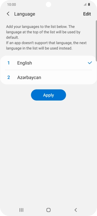Press Apply.