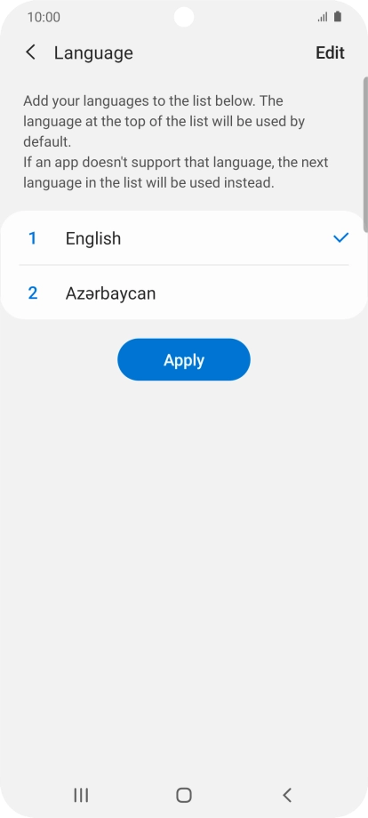 Press Apply.