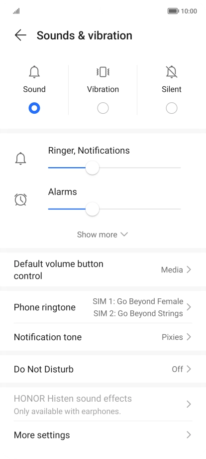 Press Phone ringtone.