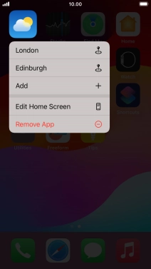 Press Remove App.