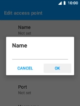 Key in Vodafone MMS and select OK.