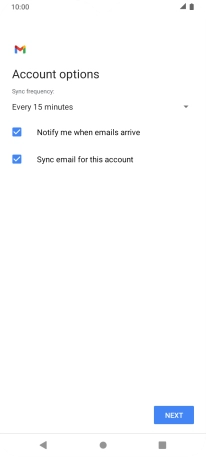 Press the drop down list below 