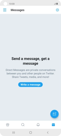 Press the new message icon.