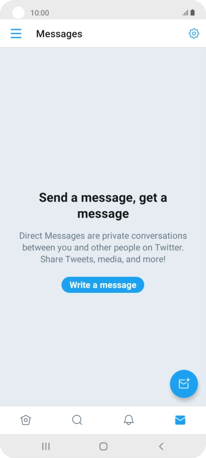 Press the new message icon.