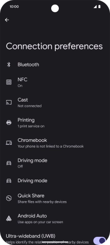 Press NFC.