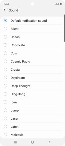 Press the required message tones to hear them.