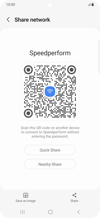 Place the QR code inside the camera frame on the other device to scan the code.