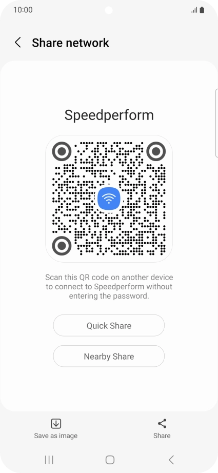 Place the QR code inside the camera frame on the other device to scan the code.