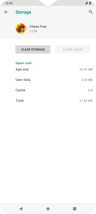 Press the Home key to return to the home screen.