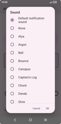 Press the required message tones to hear them.