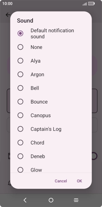 Press the required message tones to hear them.