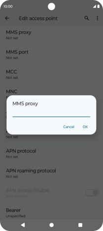 Key in 212.183.137.012 and press OK.
