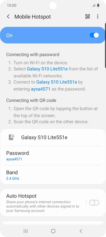 Press the Home key to return to the home screen.