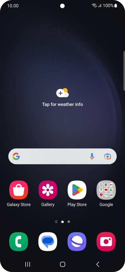 The Wi-Fi icon shows that your phone is connected to a Wi-Fi network.