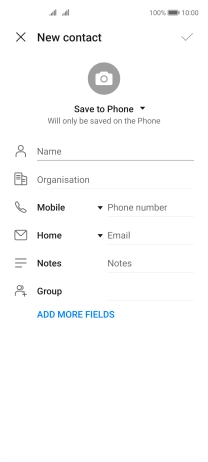 Press the address book drop down list.