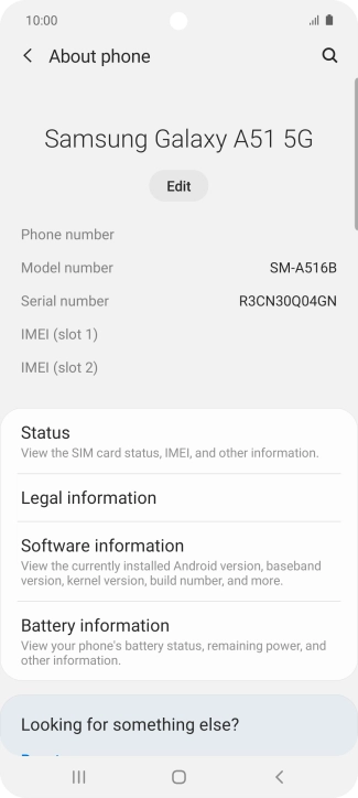 Press Software information.