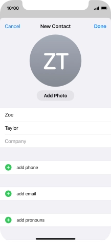 Press add phone.