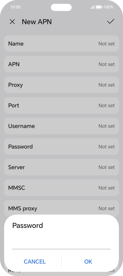 Key in wap and press OK.