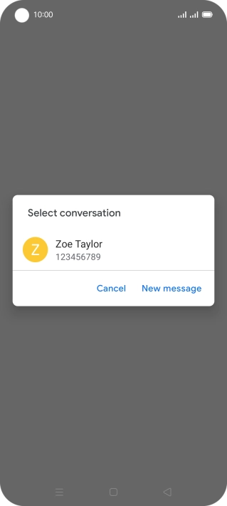 Press New message.