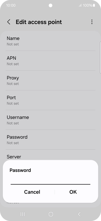 Key in wap and press OK.