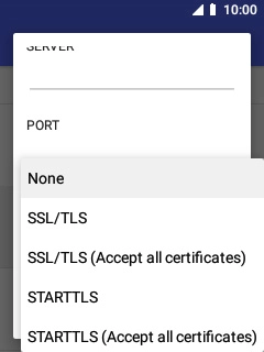 Select None.
