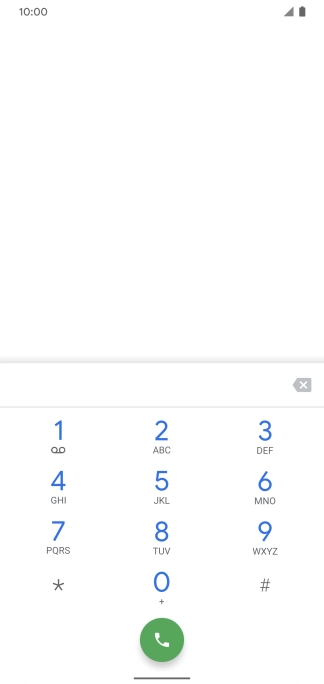 Press and hold number key 1 to call voicemail. Follow the instructions to listen to your messages.