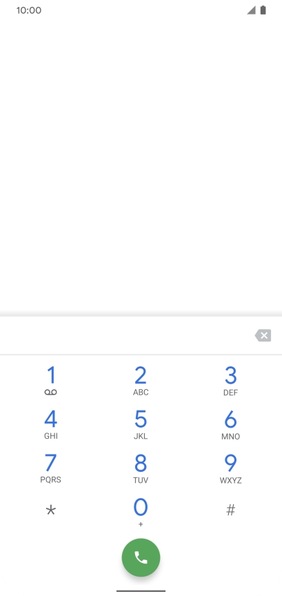 Press and hold number key 1 to call voicemail. Follow the instructions to listen to your messages.
