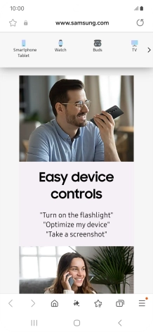 Press the Home key to return to the home screen.