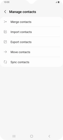 Press Merge contacts.
