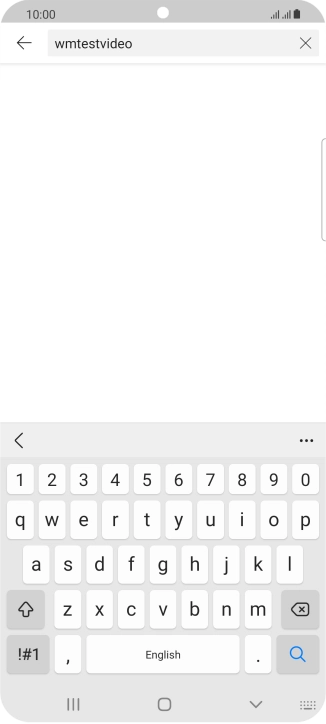 Key in the required search word and press the search icon.
