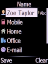 Select the required number type and key in the required phone number.