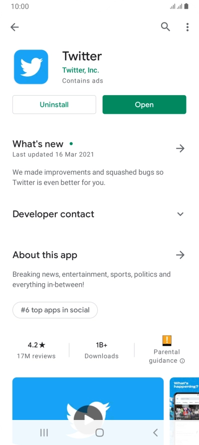 Press the Home key to return to the home screen.