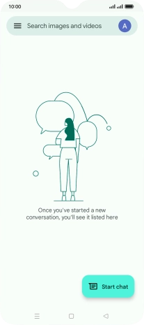Press the profile icon.