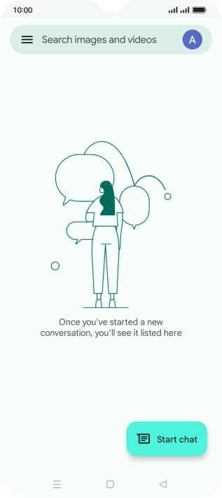Press the profile icon.