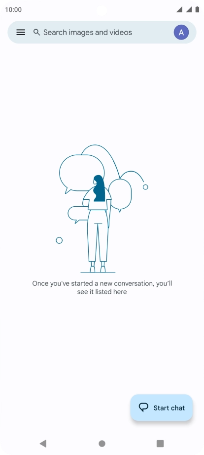 Press Start chat.