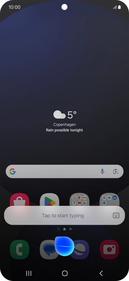 Say, in your own words, what you would like your phone to do, e.g.: OPEN [app], CALL [contact], SEARCH THE WEB FOR [information].