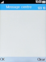 Key in +447785016005 and press the Left selection key.